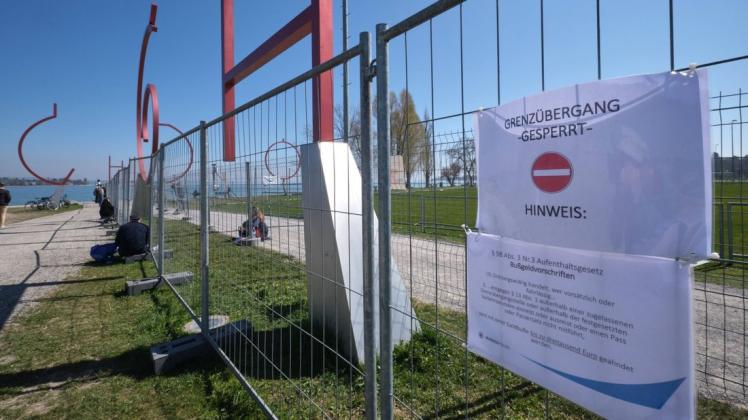 Die Grenzen zwischen der Schweiz und Deutschland sind zurzeit gesperrt. Foto: imago images/bodenseebilder.de