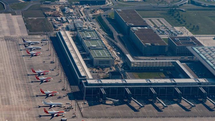Der neue Hauptstadtflughafen BER.