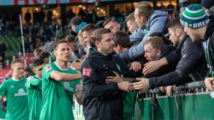 Die meisten Anhänger von Werder Bremen stehen hinter Trainer Florian Kohfeldt, auch Ingo Kläner vom Dötlinger Fanclub 27801.