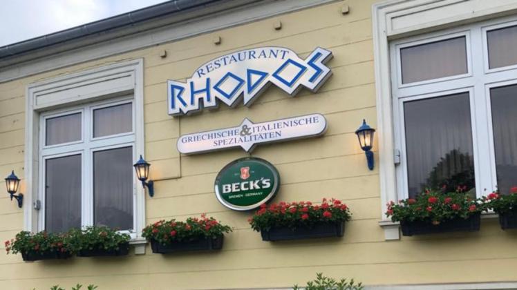 Das Restaurant Rhodos ist bei einer Polizeikontrolle aufgefallen.