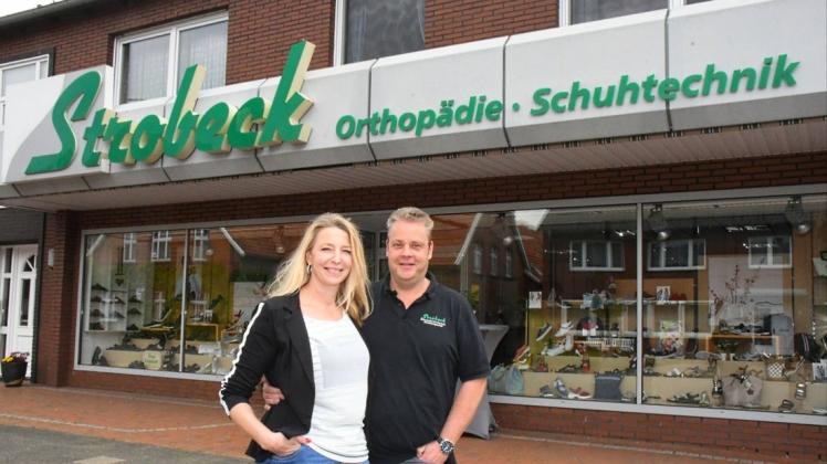 Judith und Peter Strobeck feierten am 28. Mai 2020 den 115. Geburtstag ihres Schuhfachgeschäftes und ihrer Orthopädieschuhmacherei.