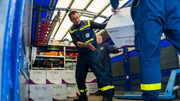 Die Papenburger THW-Helfer haben bereits 200 Einsatzstunden im Kampf gegen das Coronavirus geleistet.