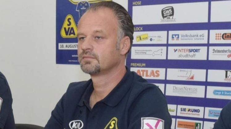 Hat den "SV Atlas Club" vorgestellt: Stefan Keller, Vorstandsmitglied des (noch) Oberliga-Vereins SV Atlas Delmenhorst.
