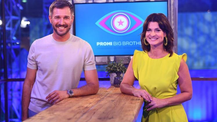 Drei Wochen, mehr Prime-Time-Shows: „Promi Big Brother“ startet am Freitag, 7. August 2020. Im Bild: Jochen Schropp und Marlene Lufen.