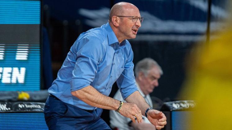 Ist mit der Saison 2019/20 zufrieden, auch wenn ihm das Ende nicht gefiel: Mladen Drijencic, Trainer des Basketball-Bundesligisten EWE Baskets Oldenburg.