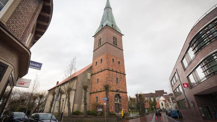 Auch im Evanglisch-lutherischen Kirchenkreis Delmenhorst/Oldenburg-Land (im Bild die Delmenhorster Stadtkirche) hat sich die Zahl der Mitglieder 2019 spürbar verringert.