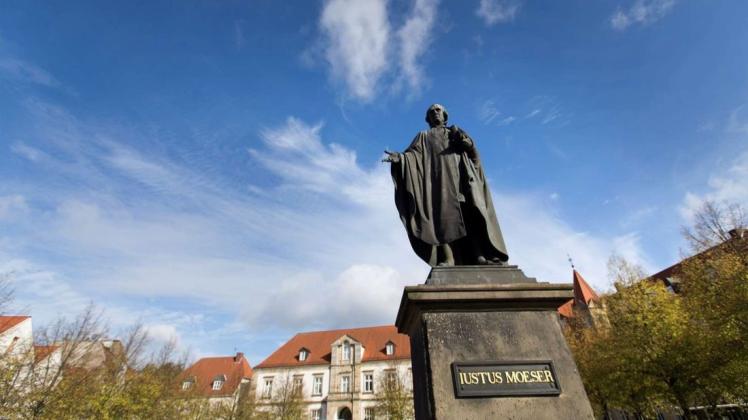 Trotz Corona wurde in der Region Osnabrück zum "Tag des offenen Denkmals" ein vielfältiges Programm auf die Beine gestellt. Das Bild zeigt das Justus-Moeser-Denkmal in Osnabrück.