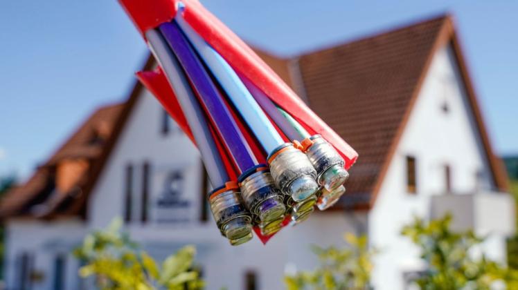Das wünschen sich viele in der Region: Endlich liegt Glasfaserkabel am Haus. Das wünschen sich viele in der Region: Endlich liegt Glasfaserkabel am Haus.