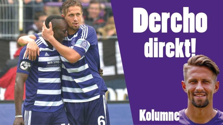 Ehemalige Teamkameraden und Freunde: Alexander Dercho und Addy Menga. Ehemalige Teamkameraden und Freunde: Alexander Dercho und Addy Menga.