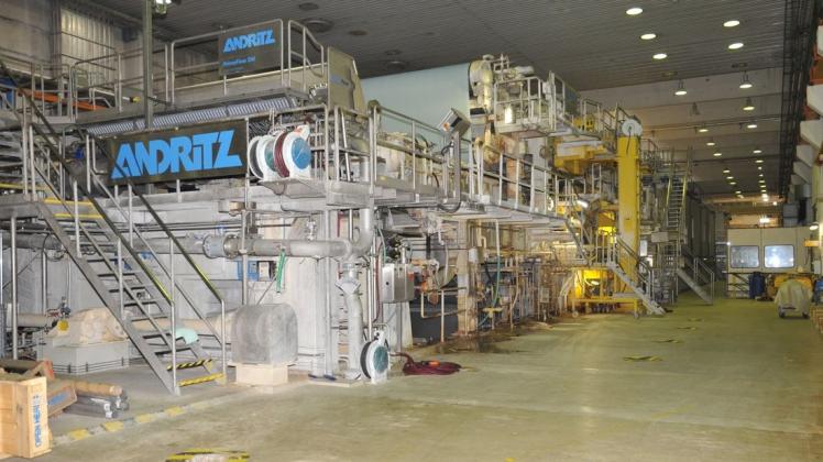 Für 116 Millionen Euro ist die mehr als 50 Jahre alte Papiermaschine 2 umgebaut worden.