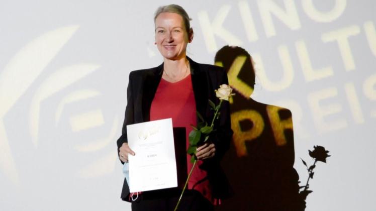 Über den Kinokulturpreis freut sich li.wu.-Leiterin Dr. Anne Kellner am Mittwoch.
