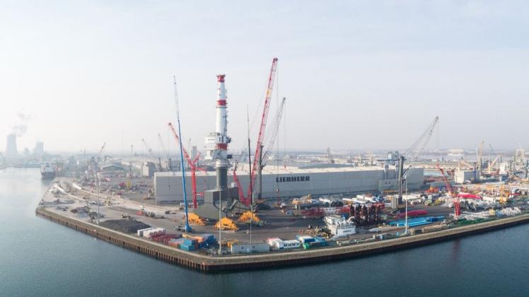 Die Produktion des Liebherr-Standortes in Lubmin sollen aufgegeben und die Arbeiten in den Rostocker Seehafen verlegt werden.