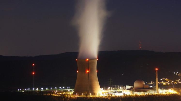 Das 1984 in Betrieb gegangene Schweizer Kernkraftwerk Leibstadt liegt unmittelbar an der deutschen Grenze.