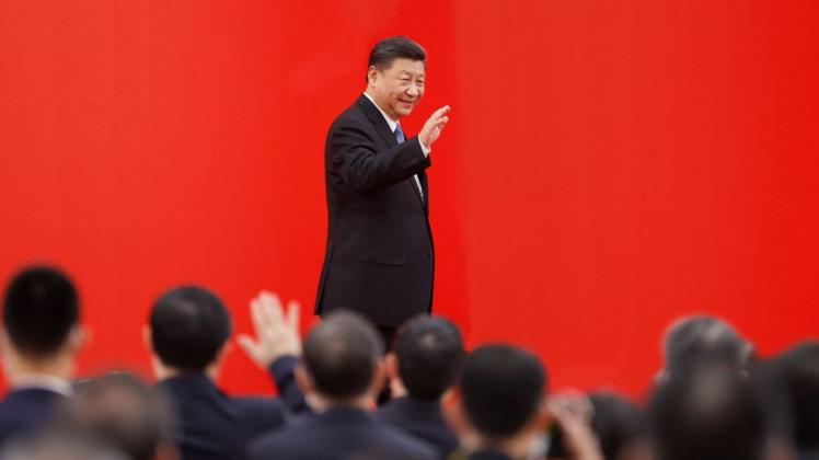 Gruß an die Genossen: Xi Jinping. "Kein Land kann sich selbst entwickeln, indem es seine Türen geschlossen hält", sagte Chinas Staats- und Parteichef soeben auf dem Apec-Gipfel.