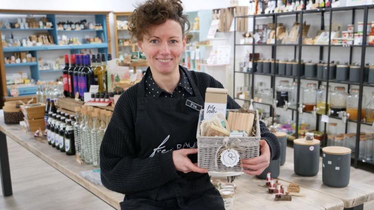Pia Sattler bietet Geschenkkörbe auch in ihrem Online-Shop an.