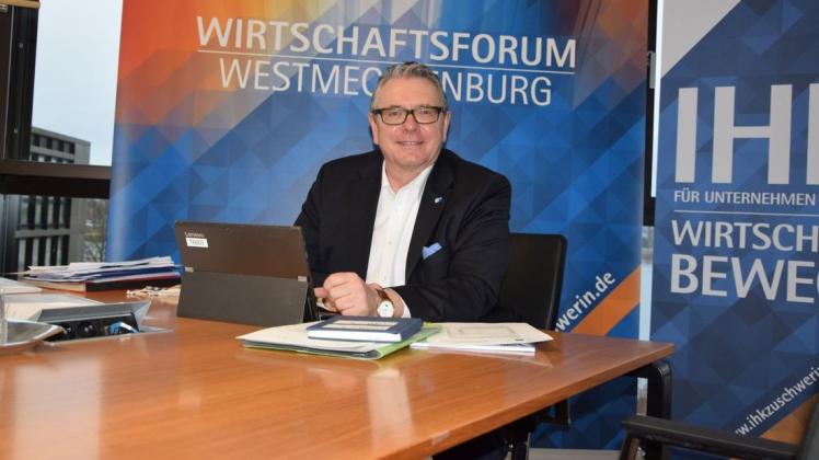 Denkt, dass die Schweriner Unternehmen gut mit dem Brexit zurechtkommen werden: IHK-Hauptgeschäftsführer Siegbert Eisenach.