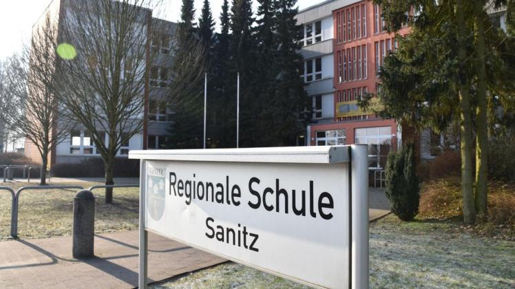 Auch an der Regionalen Schule Sanitz mussten Schüler und Lehrer unter Quarantäne gestellt werden.