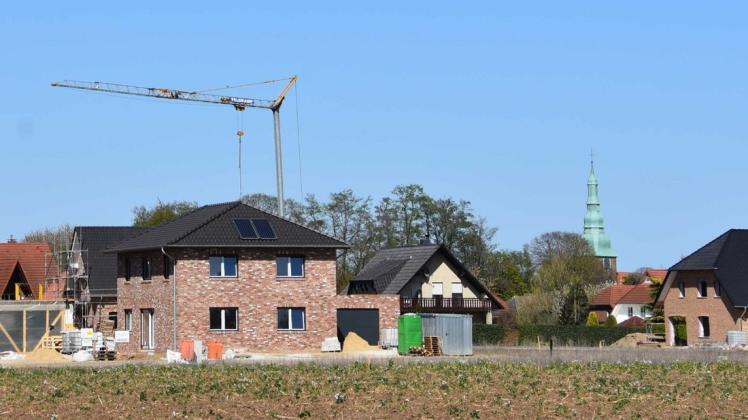 Das Baugebiet Felleckenesch füllt sich rasch. In der Nähe plant Gehrde ein neues Wohnbaugebiet. (Archivfoto)