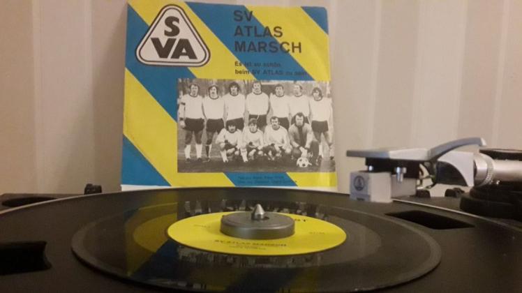 Die Vereinshymnen "SV Atlas Marsch" und "Es ist so schön, beim SV Atlas zu sein" begleiten den SV Atlas Delmenhorst seit 45 Jahren.