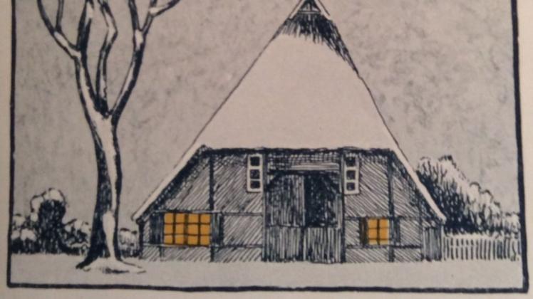 Aus dem Fahrtenbuch des Jung-Wandervogels: In einem solchen Bauernhaus veranstaltete die Mädchengruppe 1912 ihre Weihnachtsfeier.