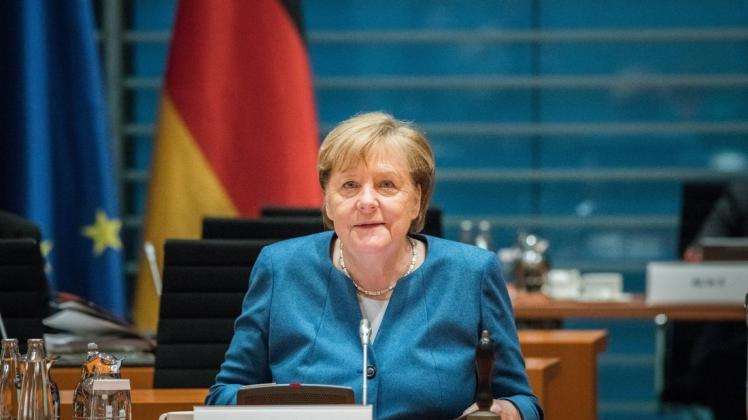 Hat seit der Pandemie keiner Zeitung ein Interview gegeben: Bundeskanzlerin Angela Merkel.