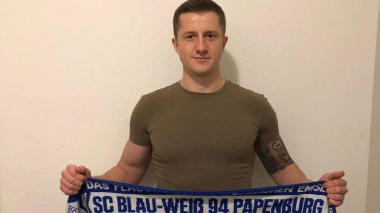 Ab jetzt beim SC Blau-Weiß 94 Papenburg am Ball: Krystian Tomaszewski.