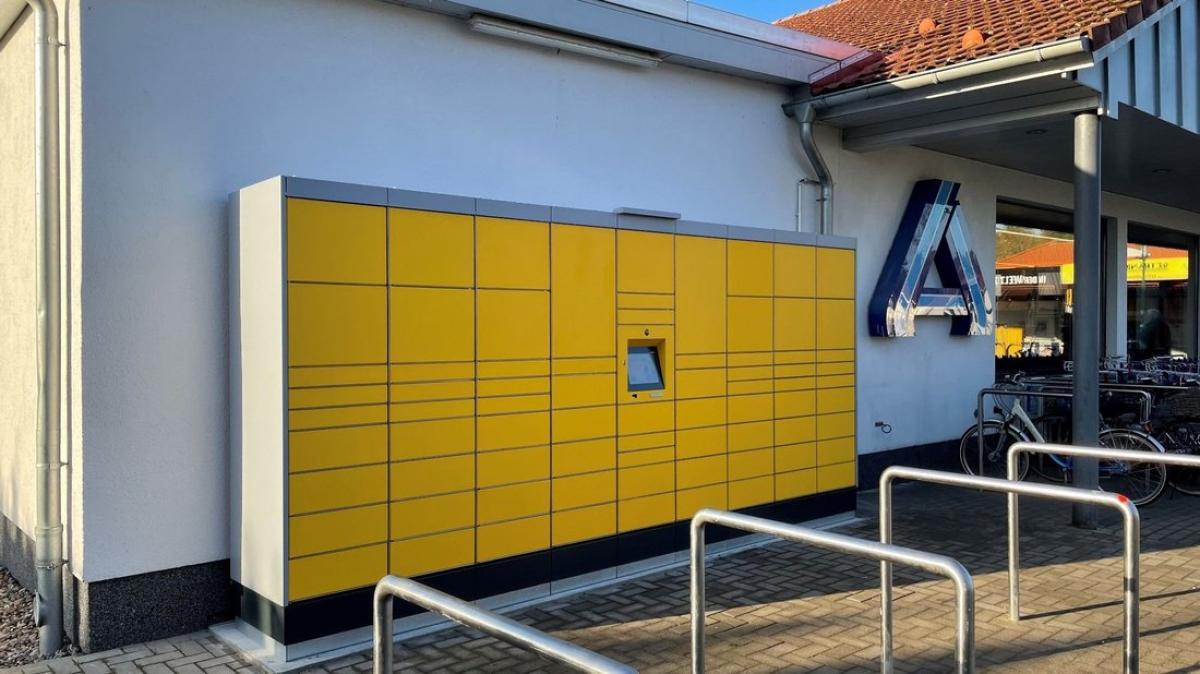 Deutsche Post DHL erste Packstation in Krakow am See SVZ