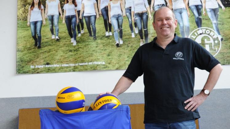 Auch wenn die Volleyballer zurzeit nicht trainieren können: Hardy Uhlmann hat die Lust am Sport nicht verloren.