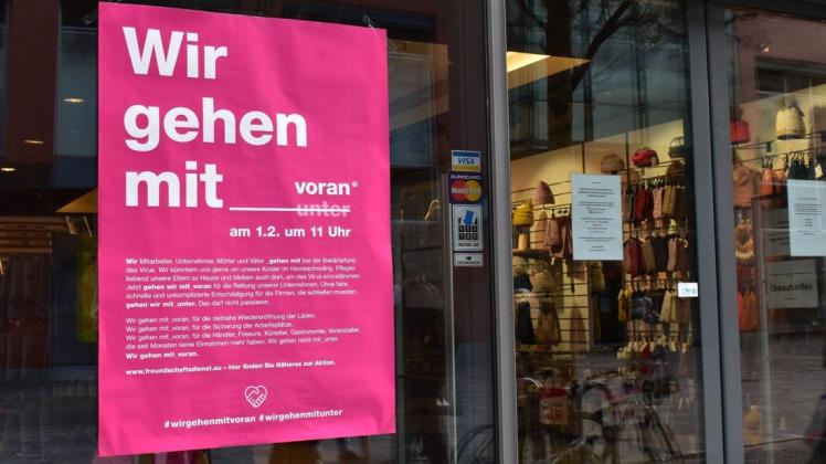 Seit dem 15. Dezember sind die Läden in Rostock bereits geschlossen.