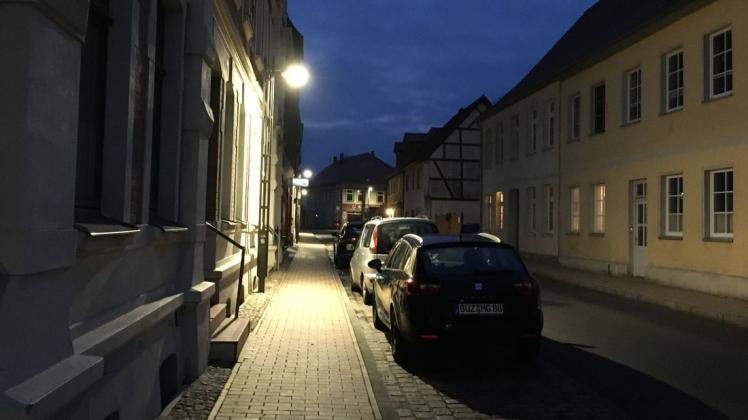 LED-Lampen sind heute Standard, wie hier in Bützow.