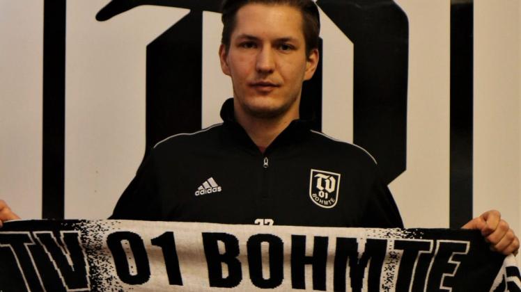 Freut sich auf Bohmte: Christopher Schlüter.