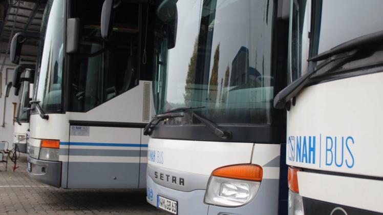 In den Winterferien bleiben bei Nahbus Nordwestmecklenburg viele Busse in der Halle. In den Winterferien bleiben bei Nahbus Nordwestmecklenburg viele Busse in der Halle.