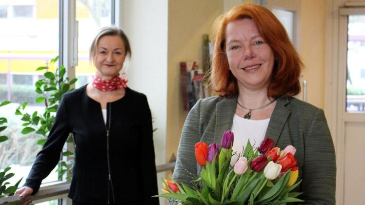 Die Schulleiterin und ihre neue Stellvertreterin: Katrin Wutschke (links) und Dr. Erika Labinsky