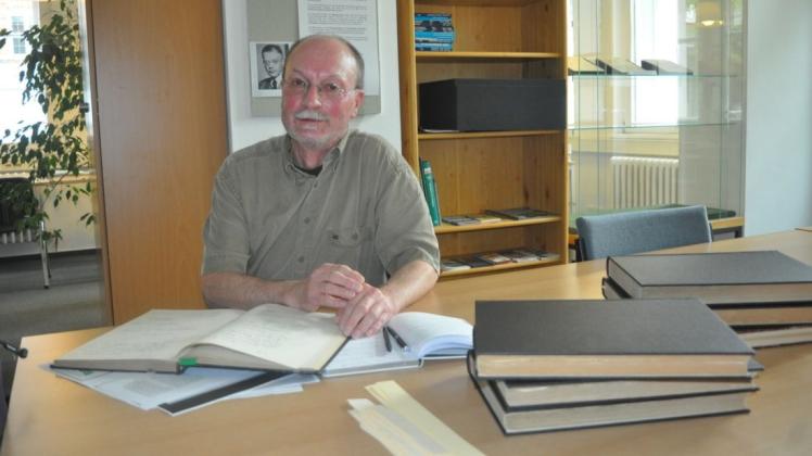 Erforscht die kampflose Übergabe Güstrows im Mai 1945: Der Rostocker Zeithistoriker Dr. Ingo Sens