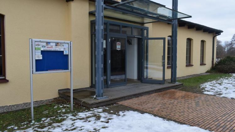 Die Stadtvertretung Güstrow nutzt das Bürgerhaus zurzeit für ihre Sitzungen. Sollten die Vorschriften wegen Corona noch schärfer werden, könnten Interessierte hier die Sitzungen auf einer Videoleinwand verfolgen.