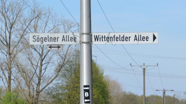 Die Bauarbeiten an der Sögelner und an der Wittenfelder Allee im Bramscher Ortsteil Malgarten werden bald fortgesetzt (Archivbild).