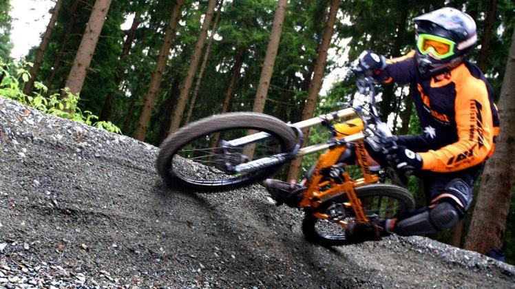 Eine Mountainbike-Strecke gehört zu den Freizeitsporteinrichtungen, die sich Jugendliche aus Lotte wünschen.(Symbolbild)
