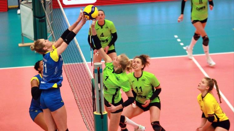USC Münster - SSC Schwerin - Linda Bock gegen Hayley Spelman
