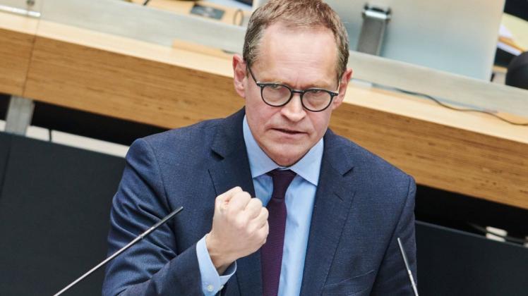 Stinksauer auf die Astrazeneca-Verweigerer: Berlins Bürgermeister Michael Müller (SPD)