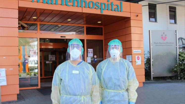Die Kliniken in der Region (hier das Marienhospital Osnabrück) planen wegen der Mutationen mit dem Szenario einer dritten Welle. Die Arbeit der Krankenhäuser wird durch großen wirtschaftlichen Druck noch erschwert.