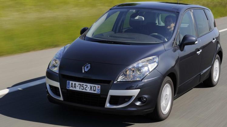 Einen solchen Renault Scénic (EZ 08/2010) sucht die Familie.