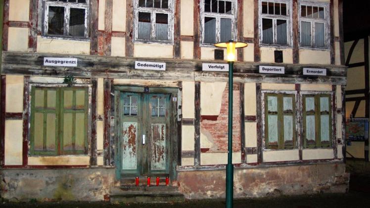 Das Haus Berliner Straße 5 gehört zu den wenigen Zeugnissen jüdischen Lebens in Lenzen.