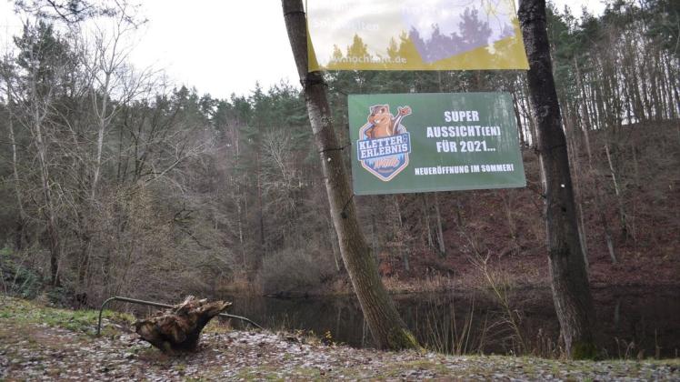 Zum Kletterwald auf der Obotritenhöhe soll künftig auch ein Naturkundezentrum gehören.