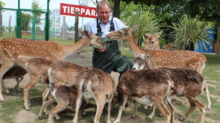 Direktor Michael Werner freut sich auf die Wiedereröffnung des Tierparks
