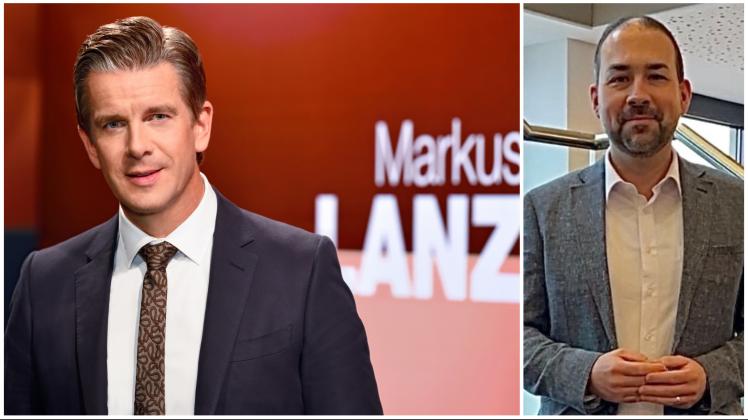 Markus Lanz nennt die Sparkasse Osnabrück langweilig. Abteilungsleiter Mendez kontert.