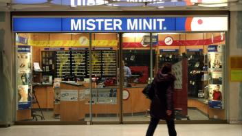 Filialen des Dienstleisters "Mister Minit" gab es vorallem in Einkaufszentren und Bahnhöfen.