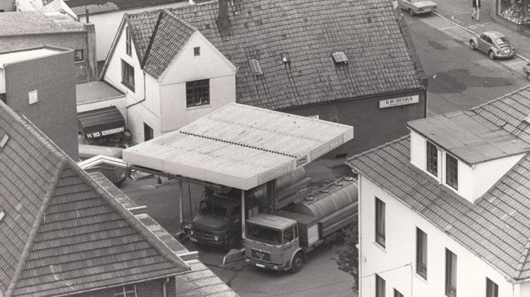 Mit dem Tankwagen wurde die Milch zur Milchland-Molkerei an der Oldenburger Straße gebracht.