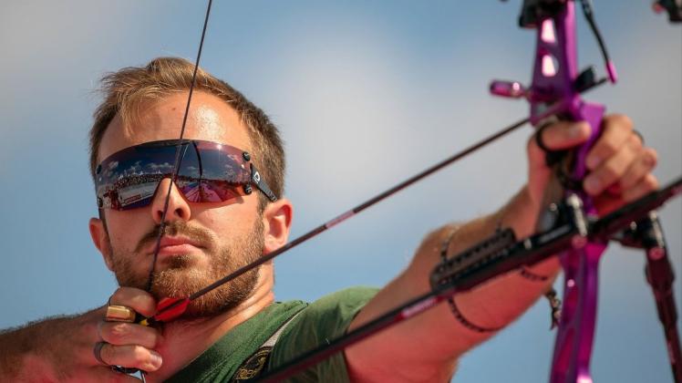 Bogenschütze Florian Unruh wird beim Grand Prix in Porec Siebter. SHZ