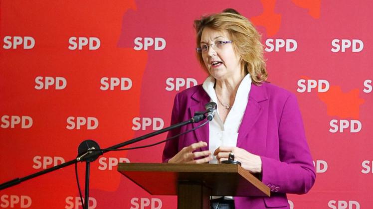 Will MdB bleiben: Susanne Mittag, hier bei der Wahlkreiskonferenz der SPD zur Delmenhorster Oberbürgermeisterwahl