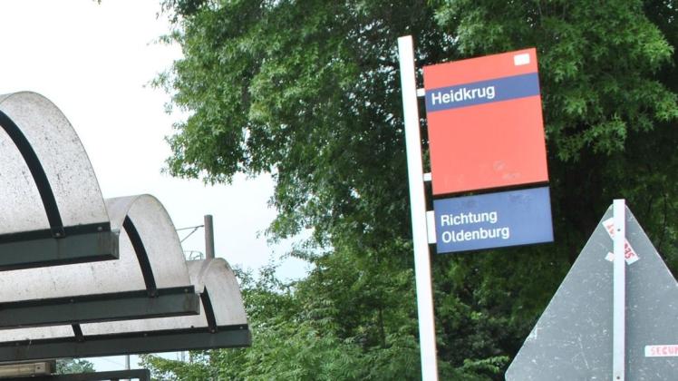 Bis Sommer 2022 soll der Bahnhof Heidkrug umgebaut sein. (Archivfoto)
